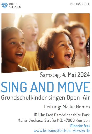 Sing & Move - Plakat
