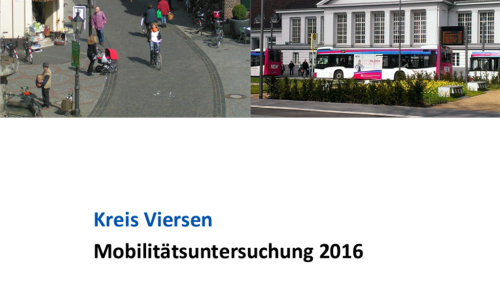 Titelbild des Abschlussberichtes zur Mobilitätsuntersuchung