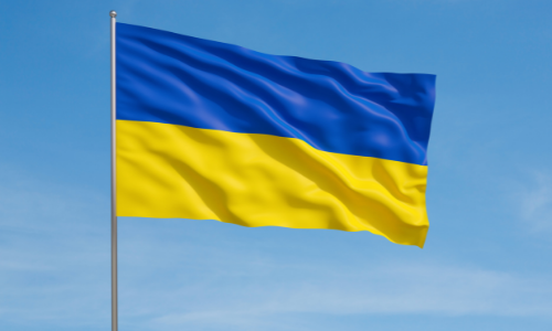 Flagge der Ukraine