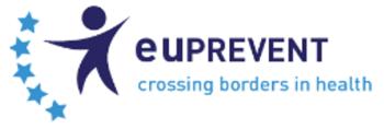 Logo: euprevent - crossing borders in health