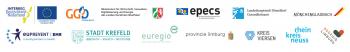 Logos aller Partner "Euregionale Zusammenarbeit im Gesundheitswesen"