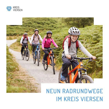 Titelbild: "Neun Radrundwege im Kreis Viersen"