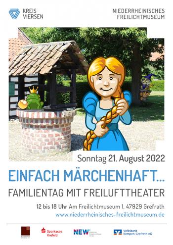Plakat zum Märchentag August 2022