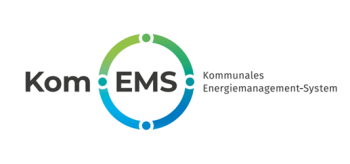 Logo "KomEMS" - Kommunales Energiemanagement-System
