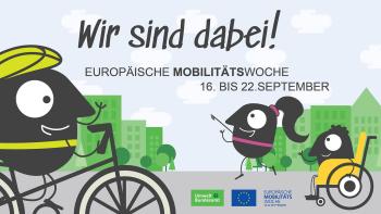 Plakat zur Europäischen Mobilitätswoche vom 16. bis 22.09.2023
