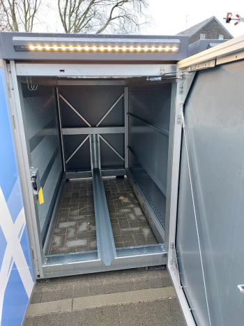 Innenansicht einer Radbox