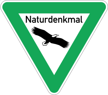 Schild: Naturdenkmal