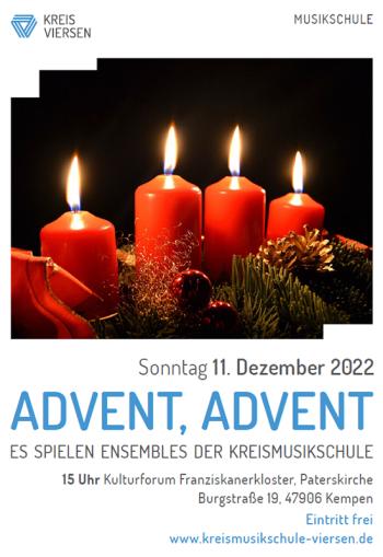 Advent, Advent - Konzertplakat 2022