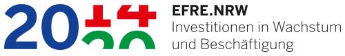 Logo: EFRE.NRW - Investition in Wachstum und Beschäftigung
