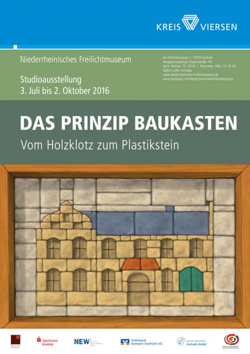 Plakat der Sonderausstellung "Das Prinzip Baukasten"