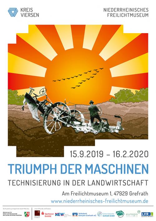 Plakat der Sonderausstellung "Triumph der Maschinen"
