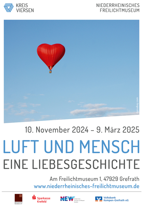 Plakat der Sonderausstellung "Luft und Mensch"