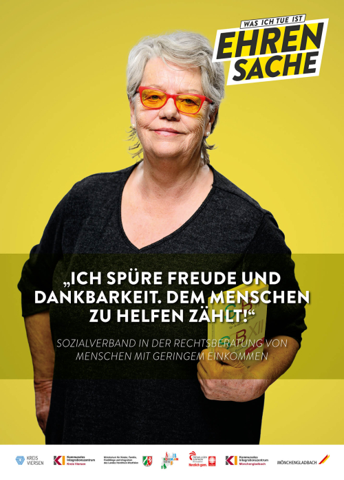 Plakat: Was wir tun ist Ehrensache