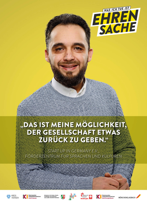 Plakat: Was wir tun ist Ehrensache