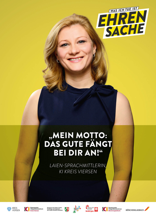 Plakat: Was wir tun ist Ehrensache