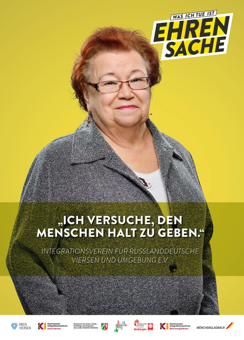 Plakat: Was wir tun ist Ehrensache