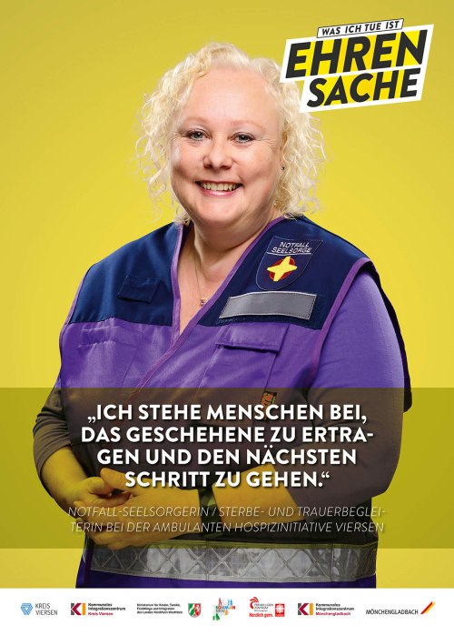 Plakat: Was wir tun ist Ehrensache